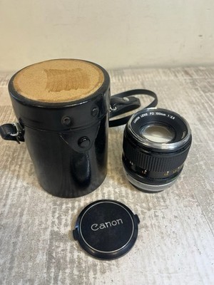 [Exc+2] Canon New FD NFD 100mm f2.8 MF Telephoto Lens JAPAN With Case - Tested