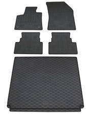 Gummi Fußmatten Kofferraumwanne für Opel Grandland X PHEV 2019- Set Gummimatten