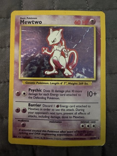 Mewtwo — Base Set (Unlimited)