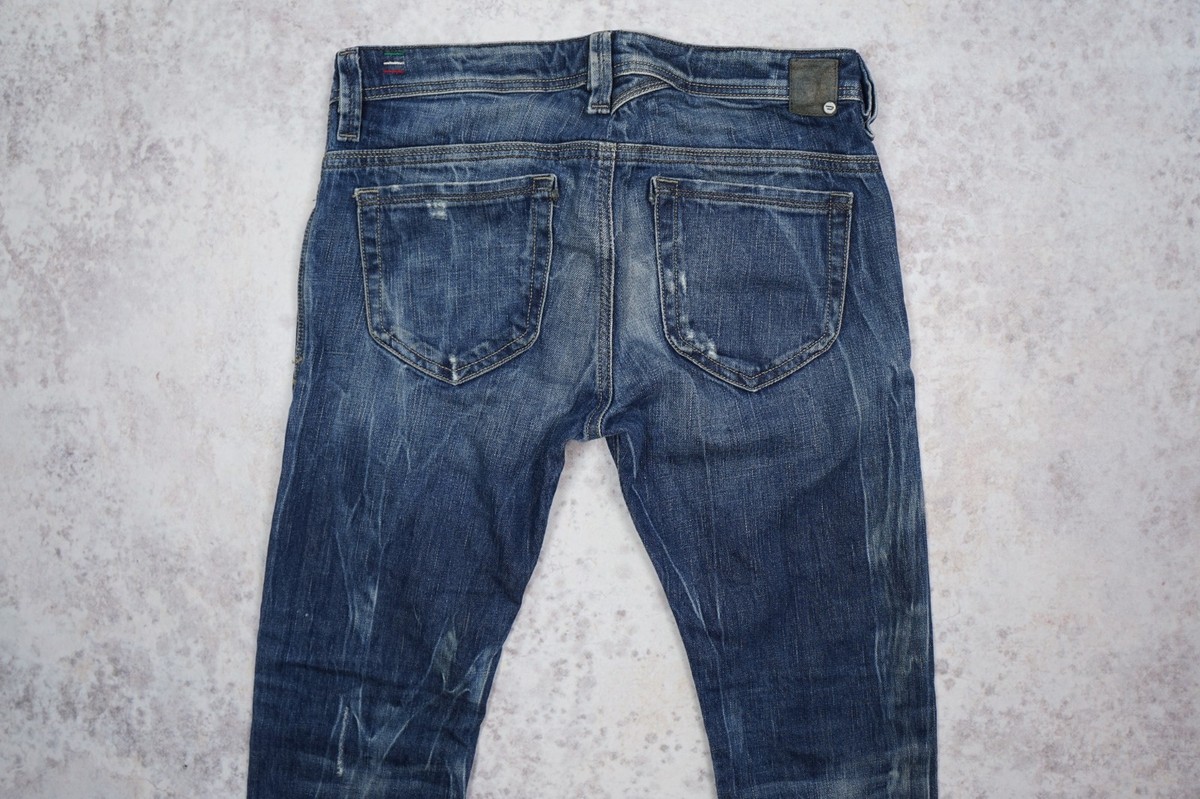 Pantalon Diesel THANAZ Neuf Taille W29 L32 - Couleur Multicolore, Coupe Slim, Sans étiquettes
