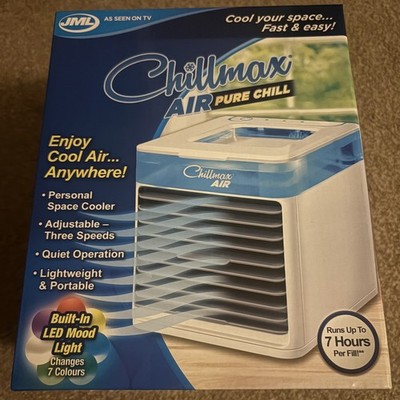 JML Chillmax Air Pure Chill Hydro-chill Cooling Fan - 7 colour LED light 3 speed