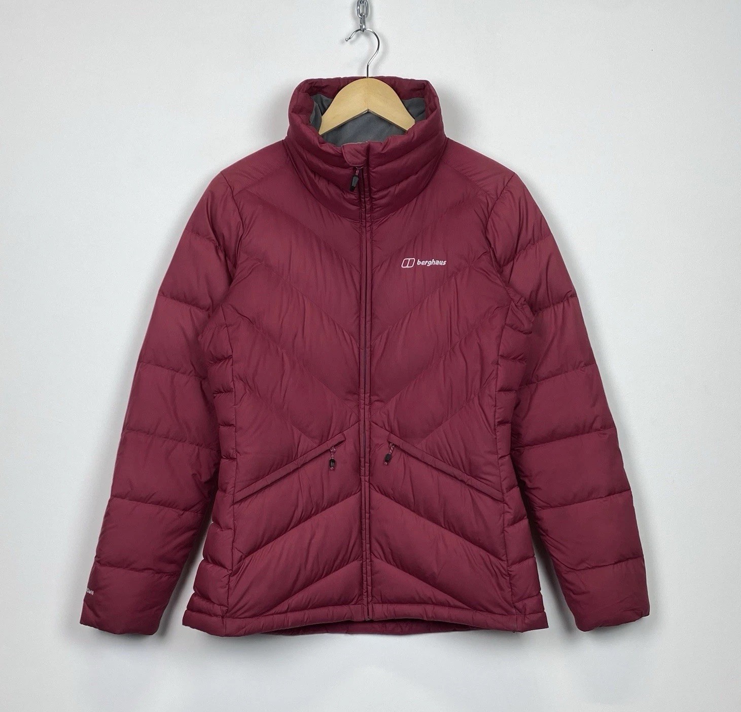 Berghaus Hydrodown 600 Puffer Down Jacket Women’s Size 12 Outdoor Gorpcore Red