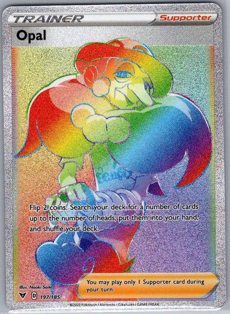 Opal (Secret) 197/185 SWSH04: Vivid Voltage - Pokemon Card - NM
