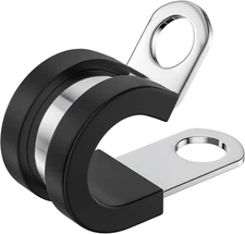 20 PCS 5/16 Inch Stainless Steel Cable Clamps - Insulated, Hose, Pipe, Wire Clam