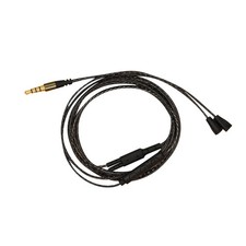 Replace Cable With Remote Mic For iphone to For Sennheiser IE8 IE 80 Headphone