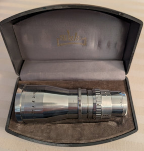 Walz Movie Lens Telephoto F:2.5 in Original Protective Case