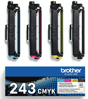 Brother TN-243CMYK Multipack Original Tonerkartusche Druckt Bis Zu 1000 Seiten
