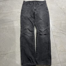 Vtg Dickies Black Faded Distressed 29/31 Jeans Good wash