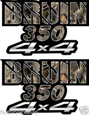 Bruin 350 4x4 Camo Gas Tank Graphics Decals Sticker Atv Quad 250 2x4 Fender