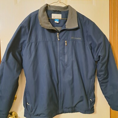 Columbia Men's Northern Utilizer Jacket, #1580171, Size L, Collegiate Navy
