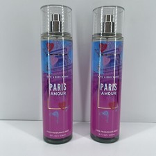 2 Bath  Body Works Paris Amour Fine Fragrance Body Mist Spray 8oz NEW