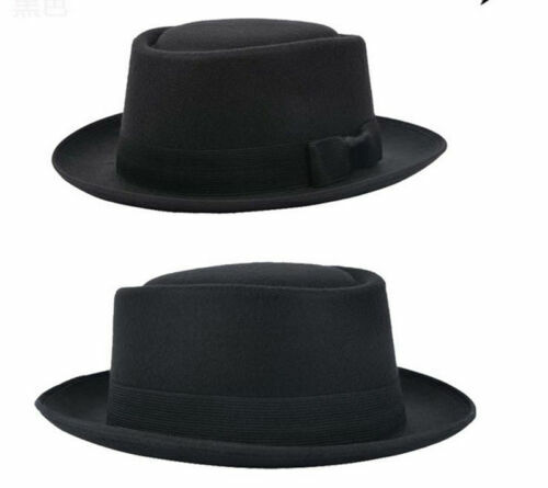 Cappello Porkpie In Feltro Stile Vintage - Cappello A Bombetta Da Uomo | Ispirato A Breaking Bad - Foto 4