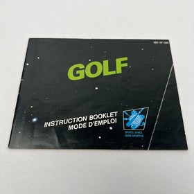 Golf (Nintendo NES, 1985) Authentic - Complete CIB - TESTED & Working !