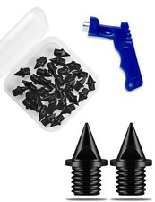 Carbon Steel Track Spike for Track Shoes 1/4 Inch 32 Pcs Spikes for Track and...