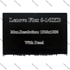 14" Lenovo Ideapad Flex 6-14IKB FHD LCD Assembly Display Touch Screen with Bezel