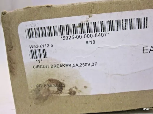 POTTER & BRUMFIELD 5A 277V 3-POLE CIRCUIT BREAKER W93X11-2-5