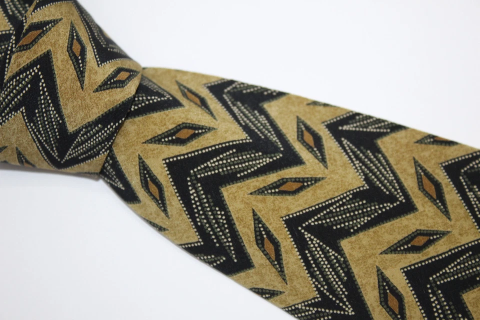 Corbata de seda ENRICO COVERI Made in Italy F44228 Foto 3 de 4