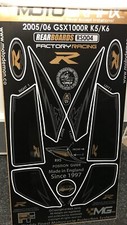 Suzuki GSXR 1000 04 - 06 Rear Fairing Number Board Motografix 3D Gel Protector