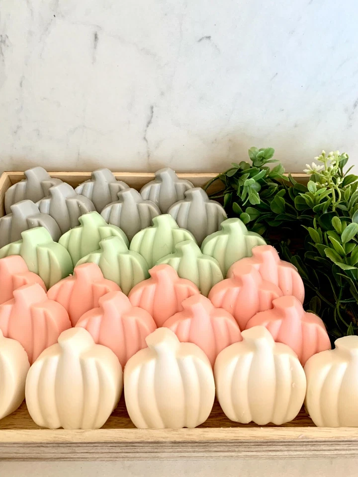 10 jabones de calabaza: favores de fiesta a granel, favores de baby shower, favores de otoño, boda Foto 3 de 3