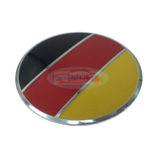 4x 55毫米车轮中心轮毂盖DE德国陆旗徽章贴纸 — 第 4/4 张图片