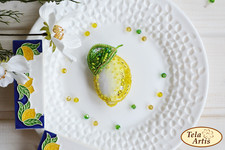 DIY Jewelry Making Beading Kit Pin Lemon Brooch Bead Embroidery Needlepoint