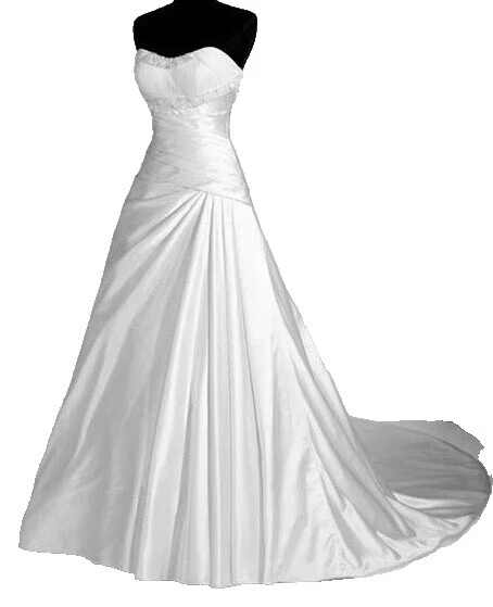 Satin Multi-Color Wedding Dresses