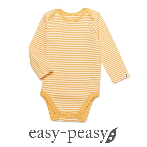 Body a rayas de bebé con mangas largas - tallas 18 meses (unisex) - Imagen 3 de 5