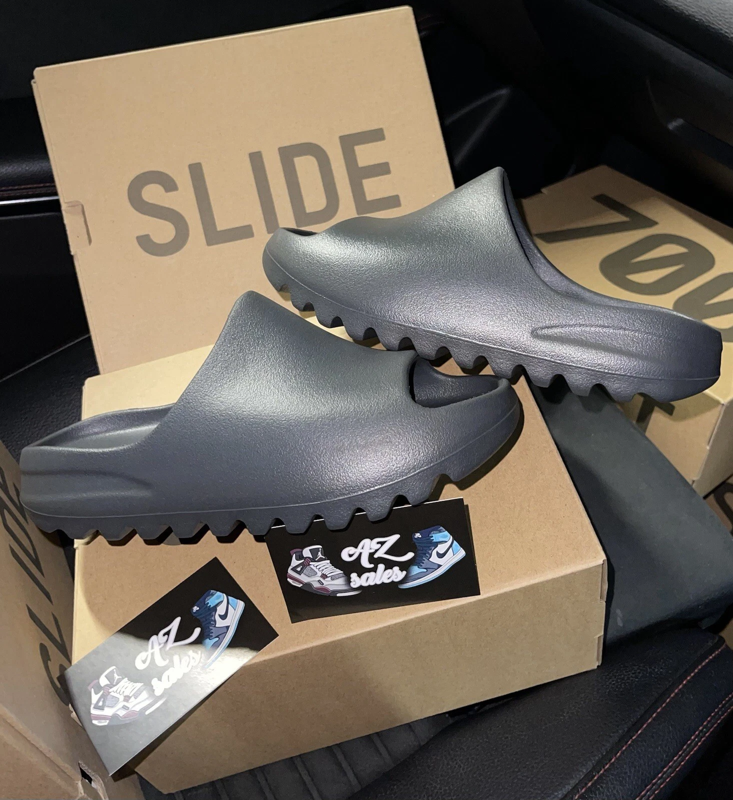 Adidas Yeezy Slide Onyx 2 Uk Bambini ☀️