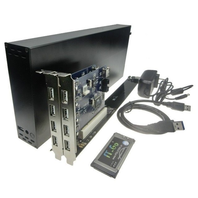 Laptop PC Expansion Cards With Case Enclosure 34&54 to 2 32bit PCI