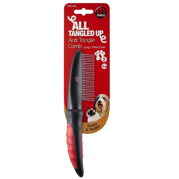 Mikki Dog Grooming Brush Shedding Flea Comb Coat Scissors Puppy