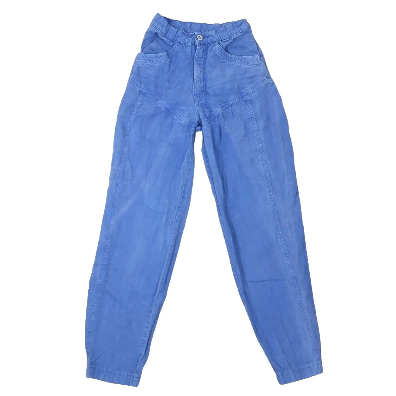 Hip Hop Cotton 1980s Vintage Jeans for Women