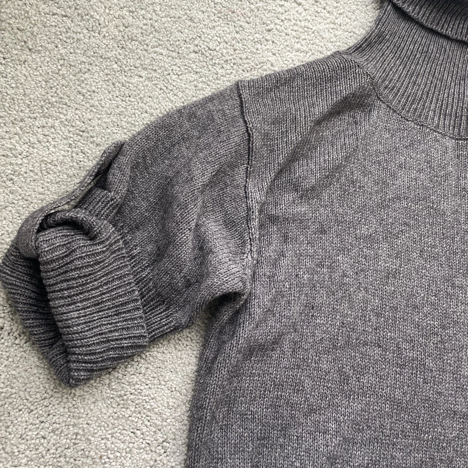 Suéter ESPRIT Mujer Cuello Tortuga Lana Acrílico Mezcla Tejido Gris Talla Mediana Foto 2 de 4