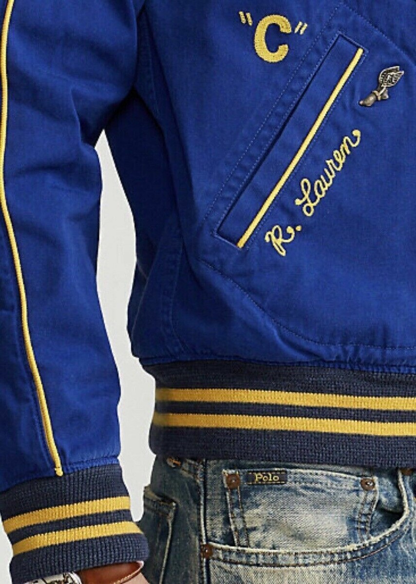 $498 NWT Spring 2020 POLO RALPH LAUREN Letterman Pine Lake $498 NWT Spring 2020 POLO RALPH LAUREN Letterman Pine Lake