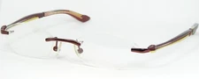 KOALI 4373C SI918 BURGUNDY EYEGLASSES GLASSES METAL RIMLESS 51-17-140mm
