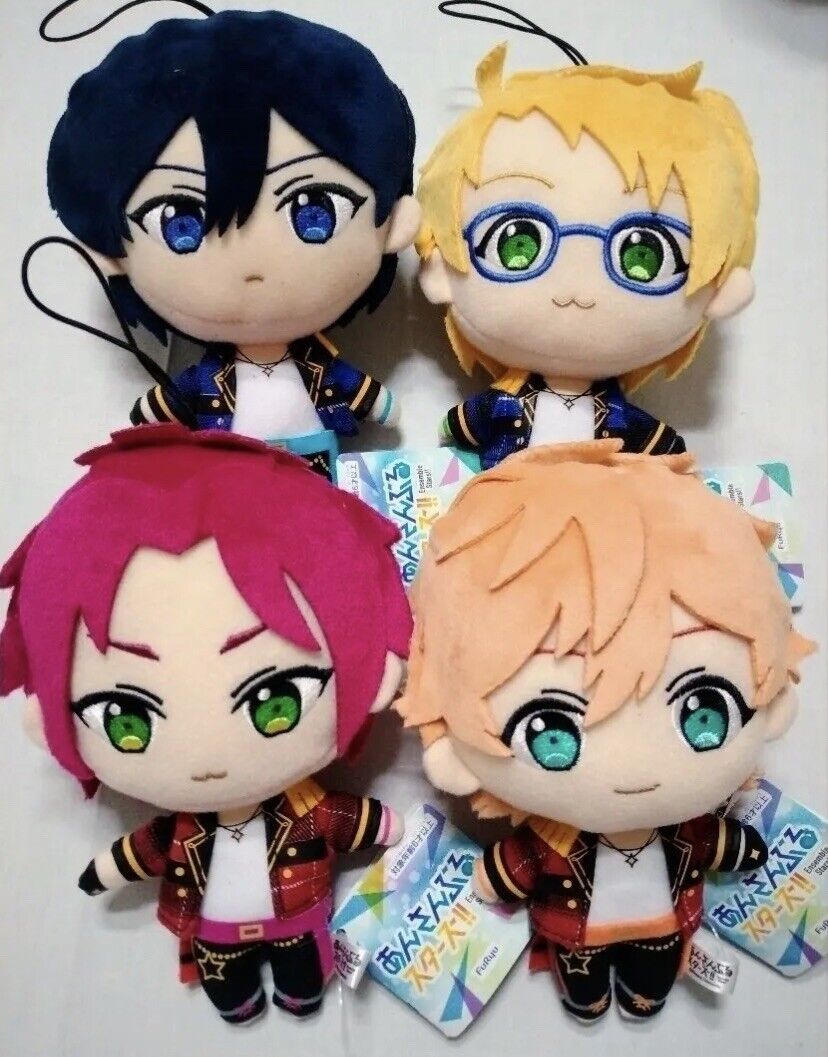 FuRyu Ensemble Stars Trickstar Set of 4 Plush Doll Stuffed FuRyu Ensemble Stars Trickstar Set of 4 Plush Doll Stuffed