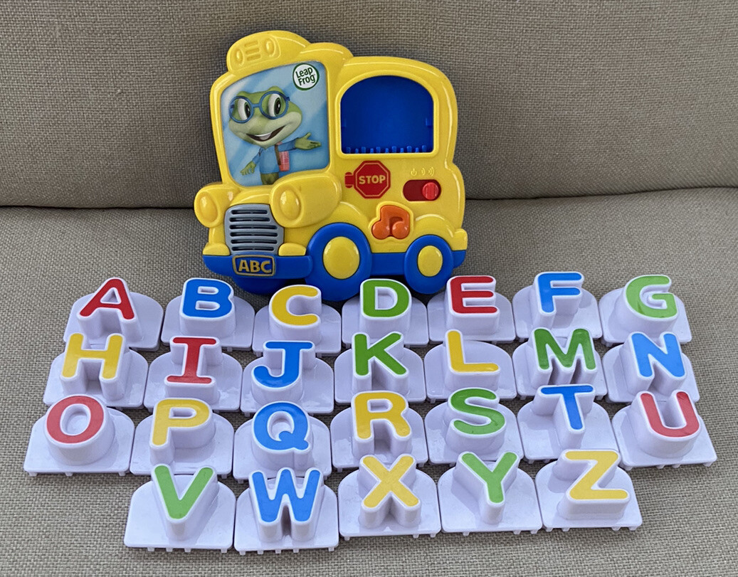 Leap Frog Fridge Phonics School Bus with 26 Alphabet Letters