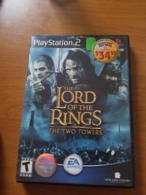 Lord of the Rings: The Two Towers PS2 Video Game (Sony PlayStation 2, 2004) LOTR