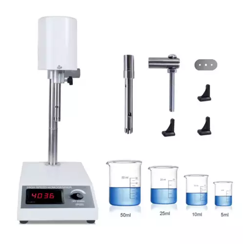 220V Lab Adjustable High-speed Cosmetics Homogenizer Mixer Emulsifier Disperser - Picture 2 of 12
