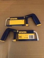 IRWIN 6" 150mm Junior / Mini Saw  IRW10504409 Heavy Duty Hacksaw & Blade x 2 new