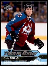 Chris Bigras 2016-17 Upper Deck Young Guns RC #245 Colorado Avalanche