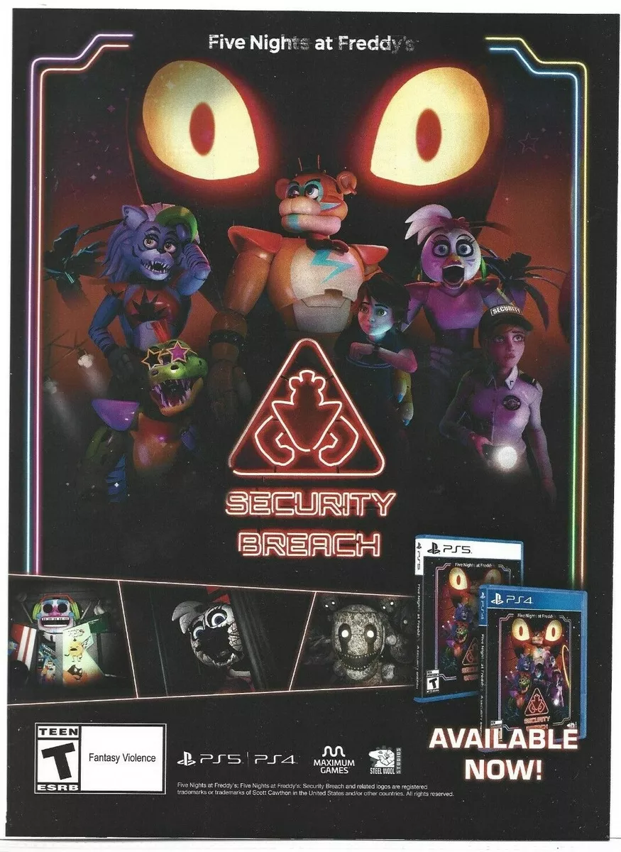 Fnaf Five-nights-At-Freddys POSTER Retro Poster Home Bar Cafe Art Wall  Sticker Collection Picture Wallpaper Decoration - AliExpress