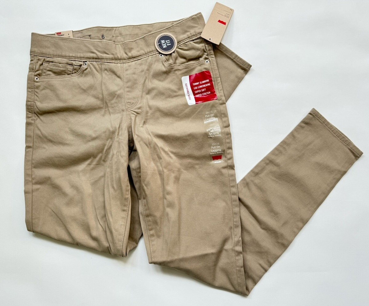 Levi's Sz 6M/28 Pull-On Leggings Slimming Leg Lengthening Super