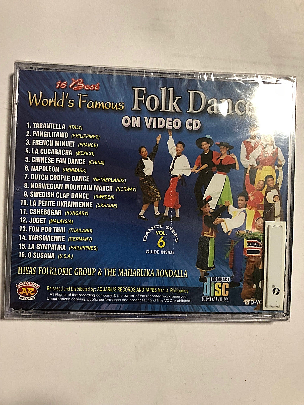 Philippine VCD, 16 Best World's Famous Folk Dances On Video CD Vol 6 16