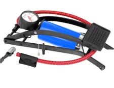 Monkey Grip Air Foot Pump Heavy Duty Rated 120 PSI Dial Pressure Gauge New