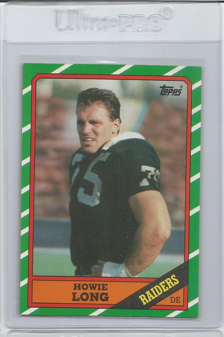 1986 TOPPS FOOTBALL #67 HOWIE LONG RAIDERS