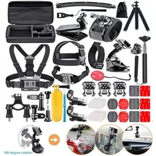 Accessories Kit for Gopro Hero 12 11 10 9 8 7 6 Black Tripod for Action Camera