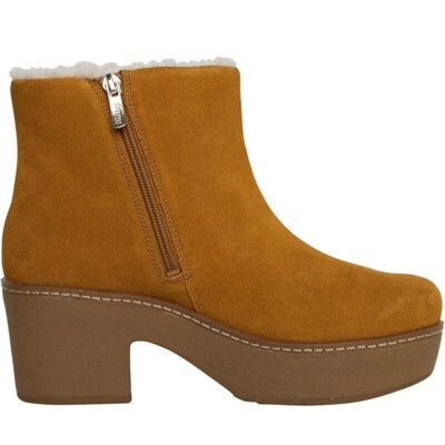 ロングブーツ FLOT LEATHER BOOTS (SUEDE KHAKI BROWN) FitFlop Women's Pilar Suede Ankle Boots Light Tan Sz 10 | eBay