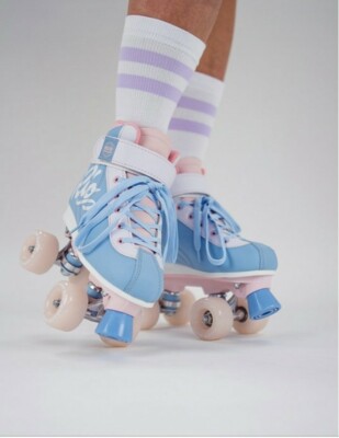UK size 6 Cotton Candy Milkshake Rio roller skates, new condition/never used