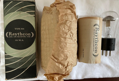 Raytheon NOS in box BH rectifier Tube.  Made in USA circa 1930.
