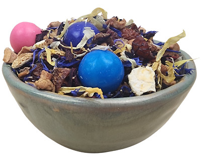 Bubble Gum Loose Leaf Tea | Great for Kids | Apple Pieces | Hibiscus Petals